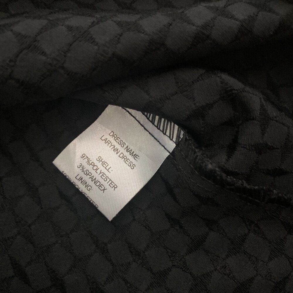 NWT Junie Blake Black Larynn Dress With Zipper Closure Size S - Picture 7 of 10